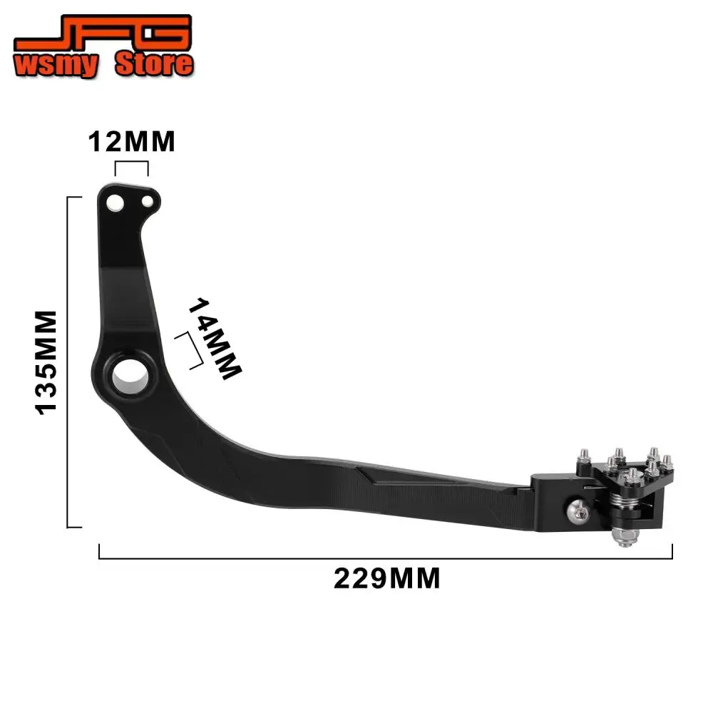 Для Trailway 1987-2000 TW200 2001-2025 алюминиевый тормозной рычаг аксессуары для мотоциклов