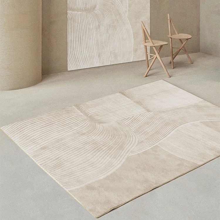 Japanese Minimalist  Living Room Decoration Plush Carpet Soft Rugs for Bedroom Lounge Rug Non-slip Fluffy Mat Large Area Carpets