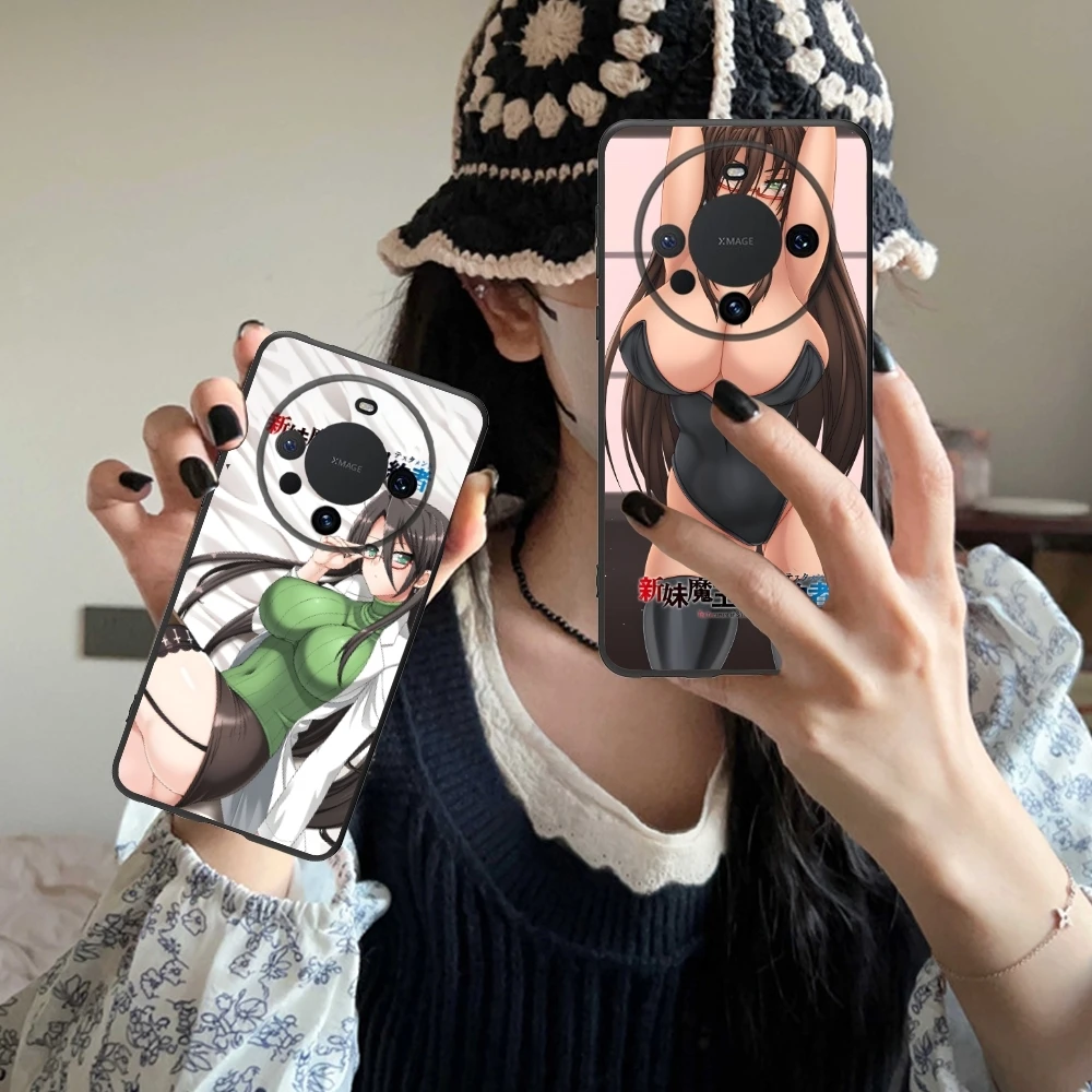 Чехол для мобильного телефона Shinmai Maou Chisato Huawei Mate 60 50 40 30 20 10 Pro Plus Lite E 5G черный