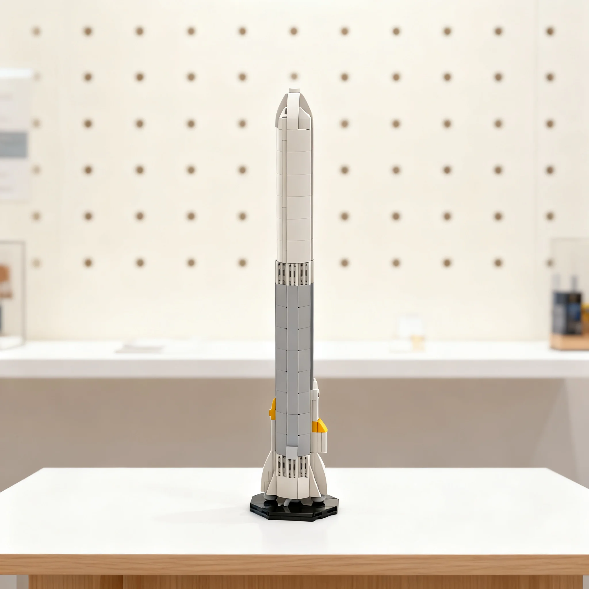 Фото 239 деталей MOC Space Atlas E/F Agena D Saturn V, масштабная модель, строительные блоки, игрушка, образовательный конструктор, креативное творчество, 3D-коллекция. №1