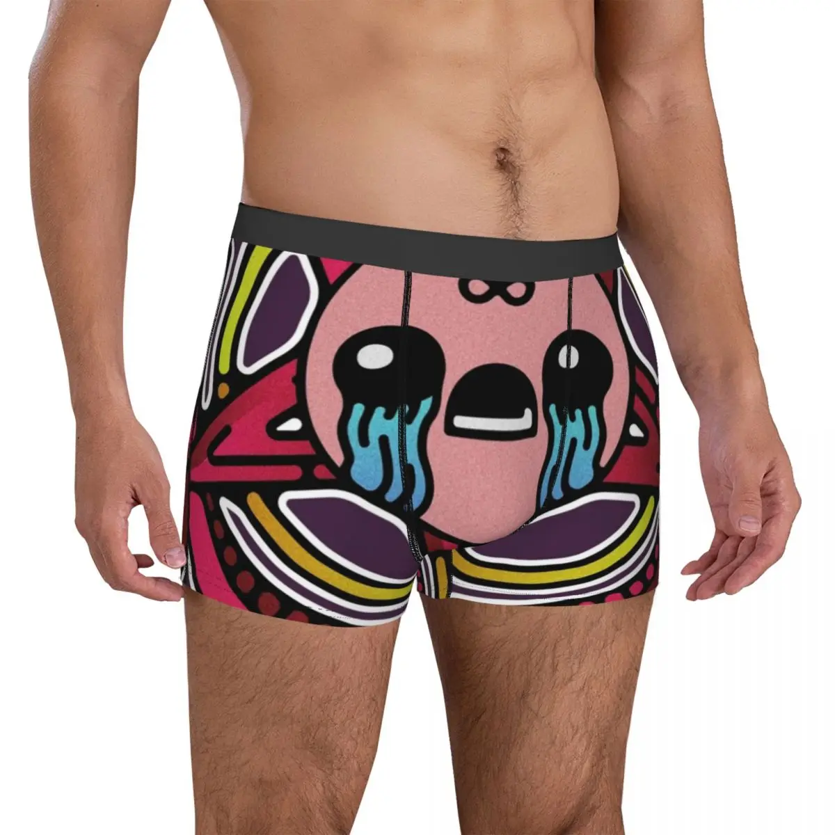 

The Binding Of Isaac Underwear Bible Thump The Binding of Isaac Pouch Boxershorts Print Boxer Brief Cute Men Underpants Big Size