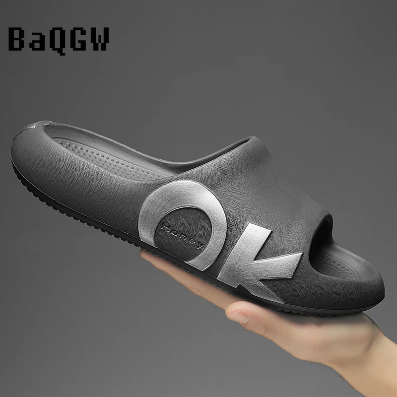 Сандалии с открытым носком для мужчин и женщин босоножки высокой мягкой подошвой