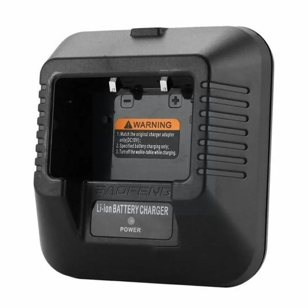 

Черная 5 arger Base Baofeng Uv5r Dm-5r 5re Uv6r Bf-f8hp Base Uv-5ra + аксессуары для радиостанции Y1r8
