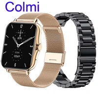 bracelet for colmi p28 plus p8 max br mix strap stainless steel watchband