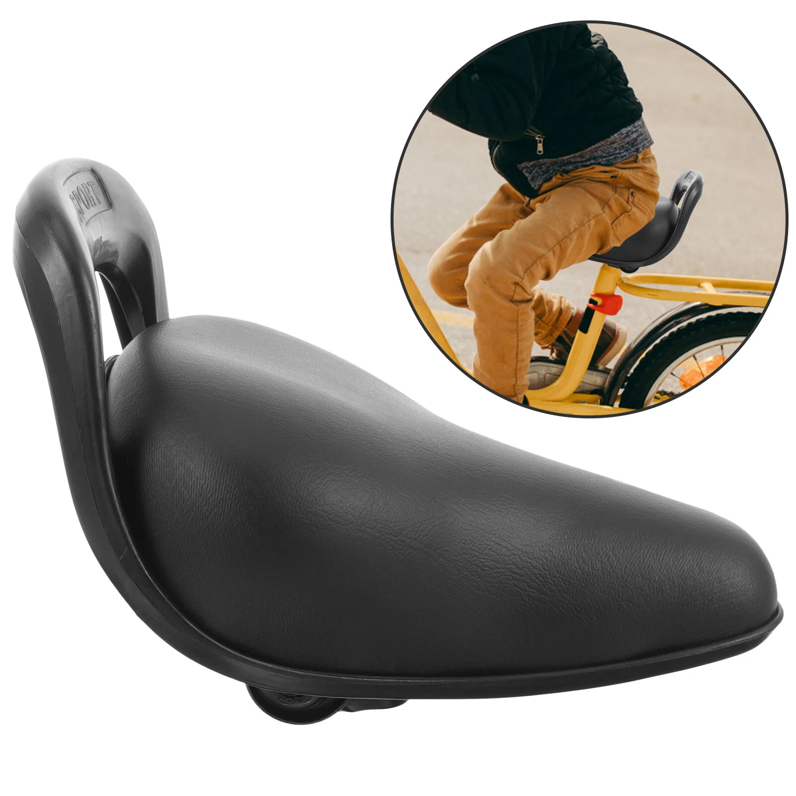 

Back Cushion Bike Accessory Sitting Seats Rear Rack For Bicycles Use Bikes Kids
