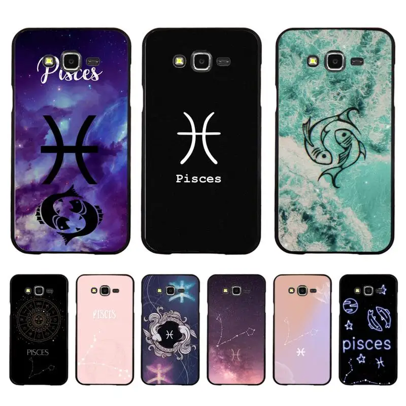 

Constellation Pisces Phone Case for Samsung J 2 3 4 5 6 7 8 prime plus 2018 2017 2016 core