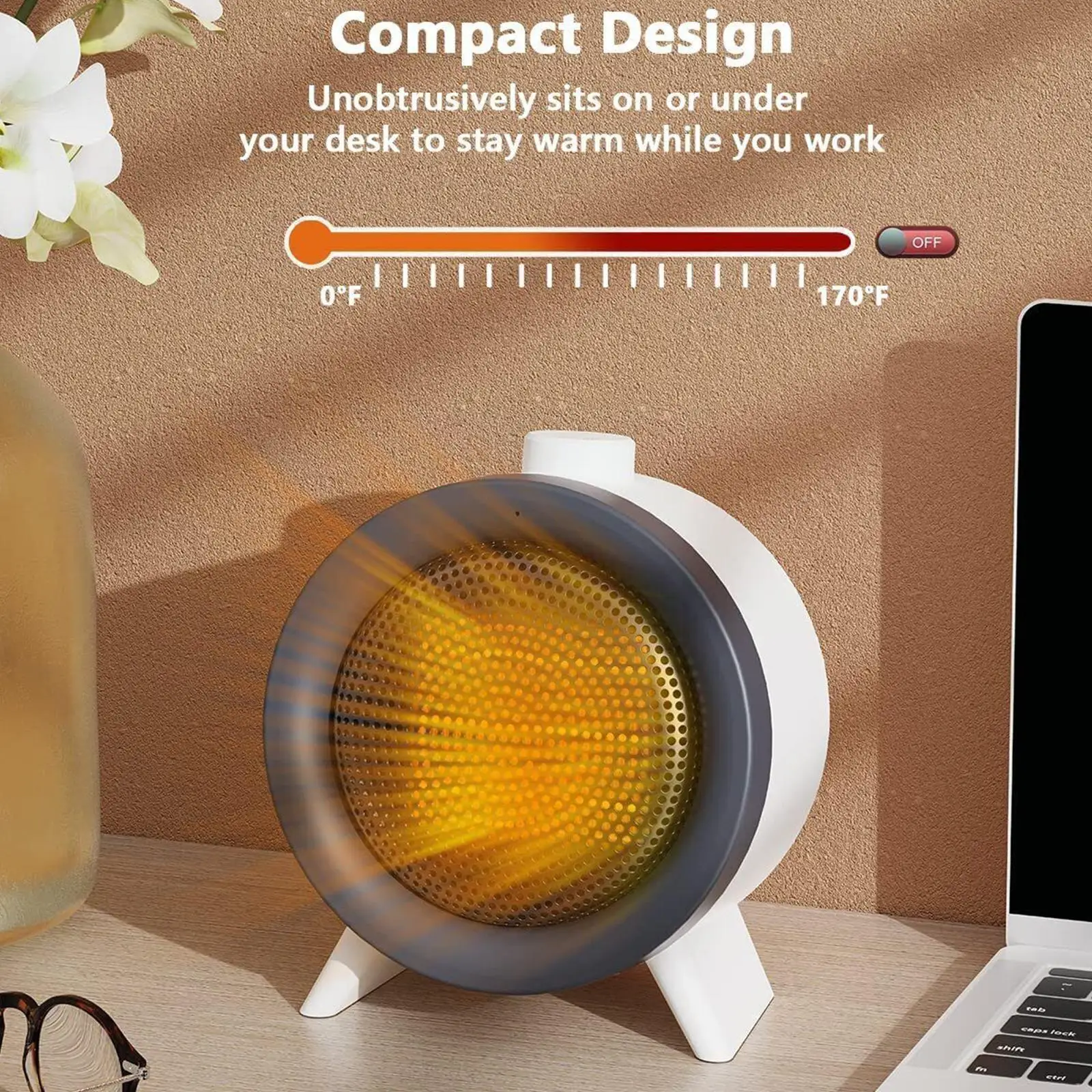 

Mini Electric Heater Warm Fan For Winter Home Office Desktop Household Heating Stove Radiator Z1Z3