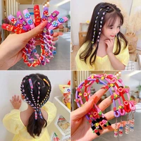 ncmama fashion elastic hair tie dreadlocks hair iron color braided rope hair accessories for girls hair bands for children 1pc