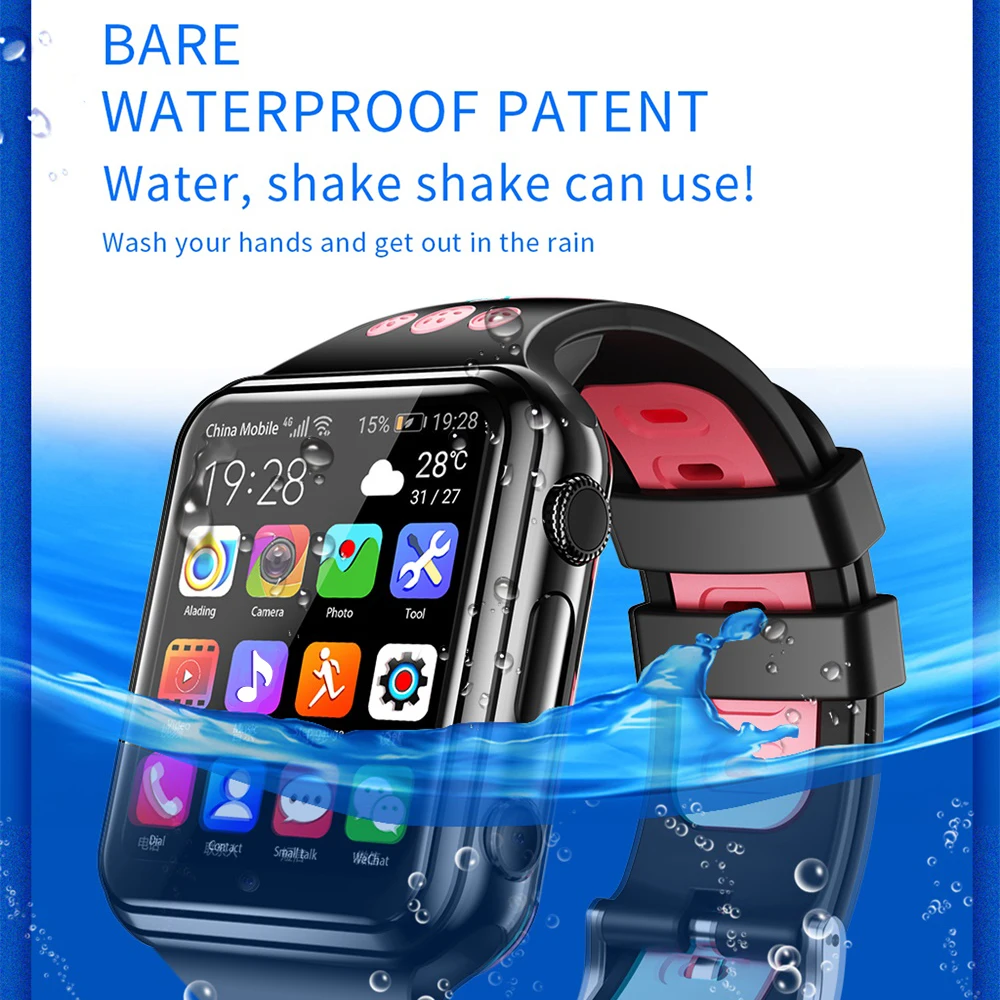 696 Смарт-часы для детей 4G SOS GPS Наручные часы WhatsApp Android Видеозвонок Детские умные с