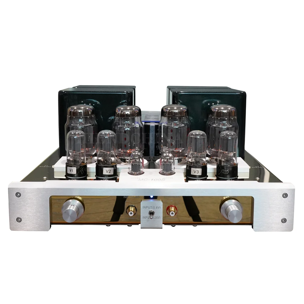 

YAQIN MC-100B Vacuum Tube Amplifier Pure Power /TR KT88 X 4; SG 6n8p X 4 And 12AX7 X 2 45W+45W 110-240v 50/60hz