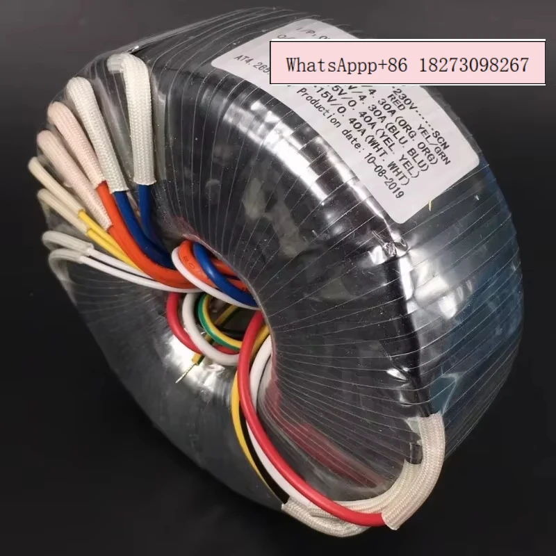 200 Вт двойной 22 В + 15 тороидальный силовой трансформатор 115-230 бескислородный