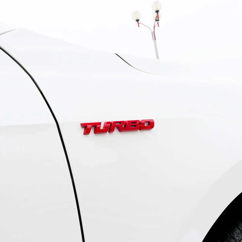 Металлическая автомобильная наклейка TURBO Стайлинг эмблема кузова 3D для KIA RIO K2 2011