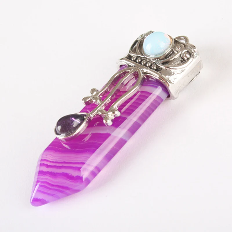 Полосатый оникс аметист лазурит розовый кварц лабрадорит прозрачный кристалл