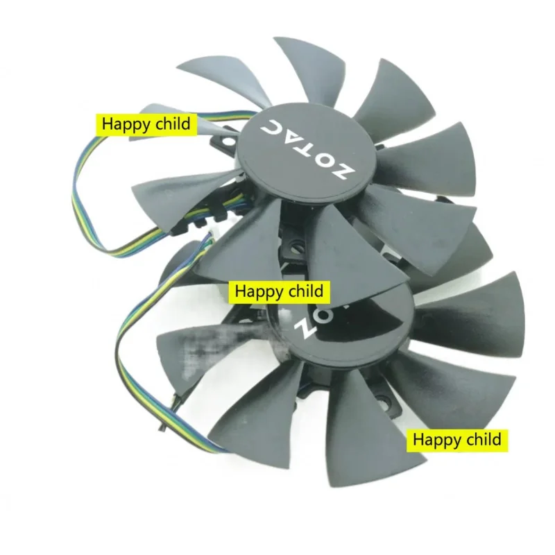 0. НОВЫЙ вентилятор охлаждения видеокарты для ZOTAC GTX 960 1060 1070TI 1080Ti MINI AMP 85 мм