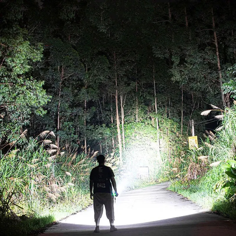 Мощная светодиодный ная Водонепроницаемая фонарик с зарядкой через USB