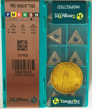 

10 шт./лот фреза TT5080 карбидная вставка токарная инструмент оригинальная вставка TaeguTec CNC для держателя ЧПУ фреза TT508