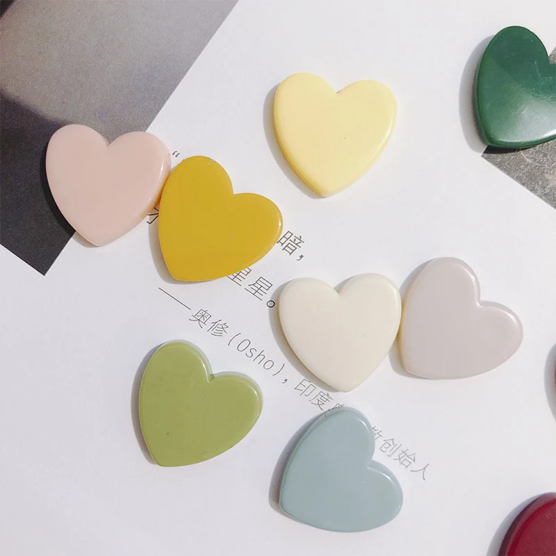 

Colorful Love Heart Small Refrigerator Stickers Lovely Photos Wall Magnetic Sticker For Home Deco 10PCS Cute Mini Fridge Magnets