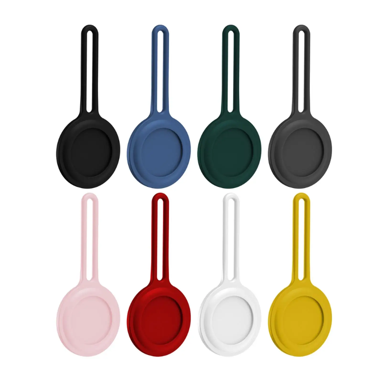 

Силиконовый чехол с защитой от царапин для Apple, жидкий защитный чехол для трекера, брелок для ключей с защитой от потери