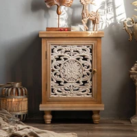rural retro american dining side cabinet home living room bb creative carved decorative cabinet living room furniture