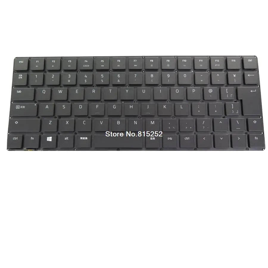 

Laptop Keyboard For RAZER Blade 12570963-00 2B-BBX39R100 911100129440 NBLC4&BX Black Without Frame Japanese JP