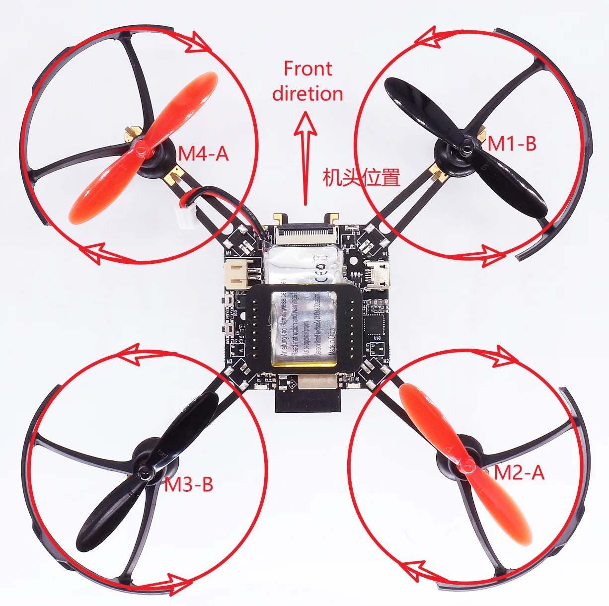ESP32S2 ESP32 Квадрокоптер с открытым исходным кодом ESP-Drone Модель дрона Wi-Fi Пульт