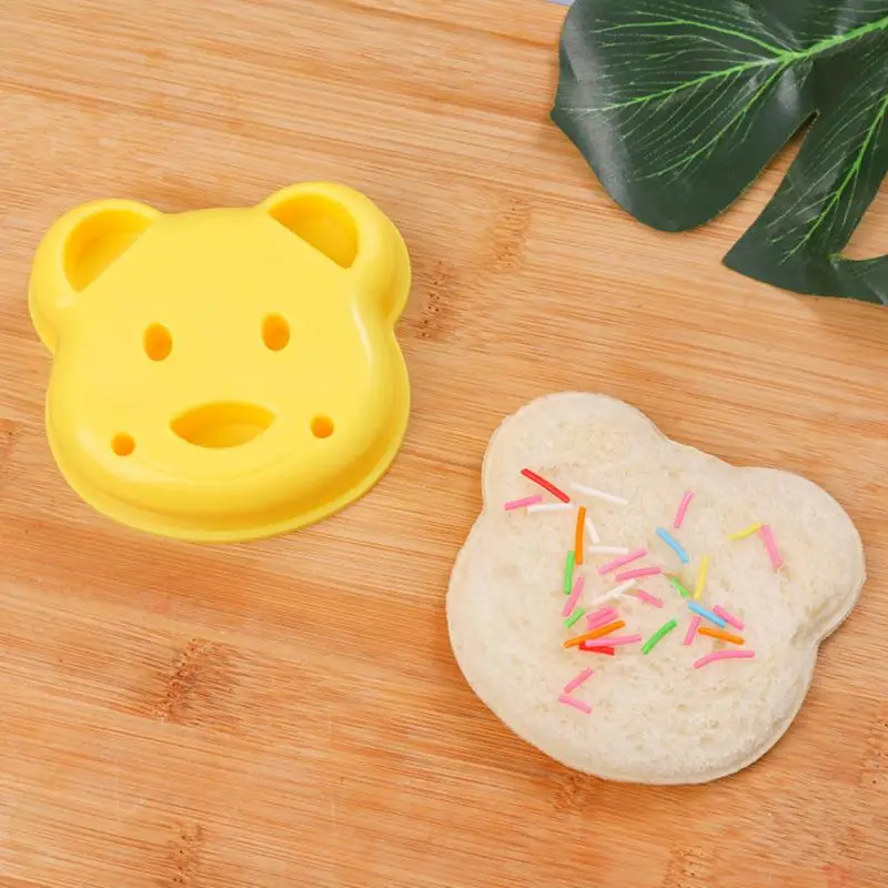 

Bear Mold Dog Bear Shape Cute Cartoon Cookie Cutters Diy Bear Shape Toast Cut For Kids Cartoon Sandwich Cut Sandwich Mold