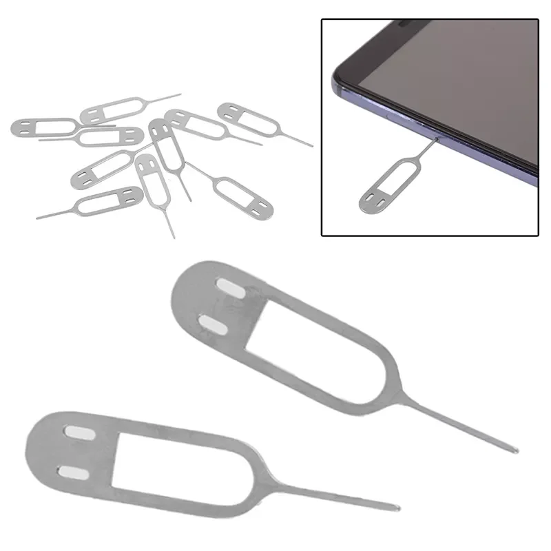 

10pcs SIM Card Tray Removal Eject Pin Key Tool Needle