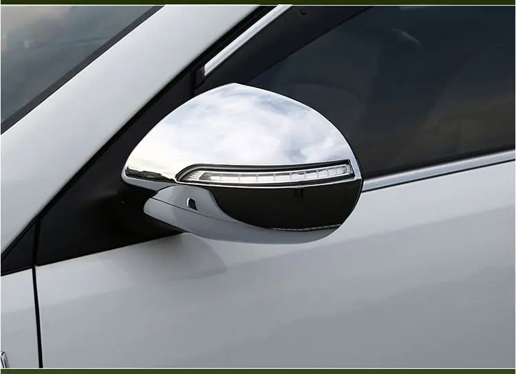 

For Kia Sportage R 2010-2019 ABS Chrome rearview mirror decoration cover Rearview mirror cover anti-scratch car styling