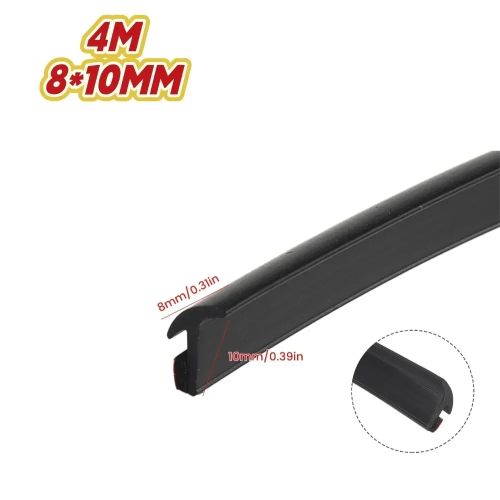 Универсальная автомобильная резиновая уплотнительная лента 2 м, наклонная Т-образная Автомобильная аналогичная уплотнительная лента для кромок автомобиля, резиновая уплотнительная лента для окон