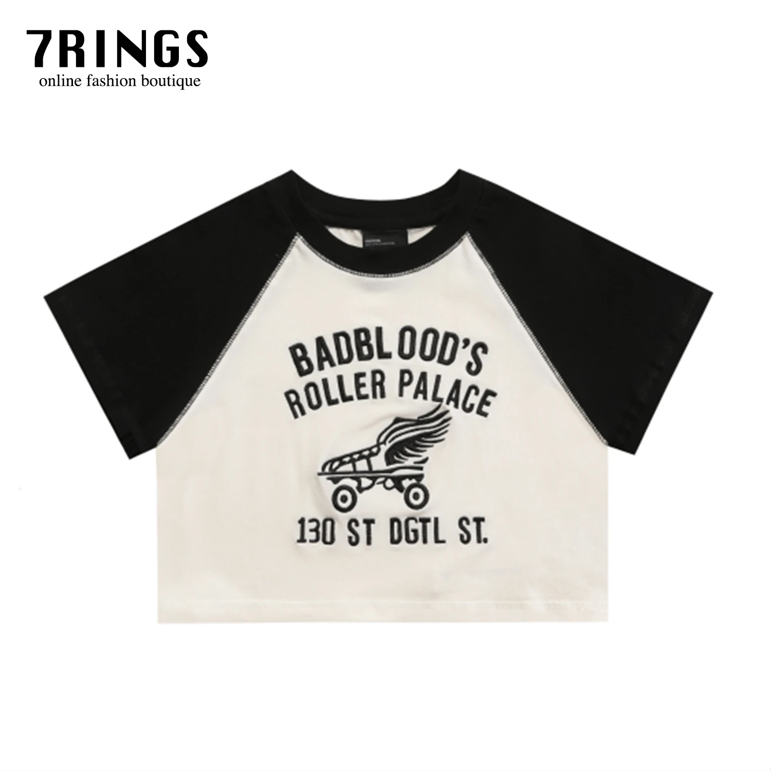 

Футболка женская летняя хлопковая с коротким рукавом, 7 колец