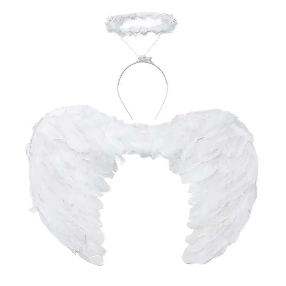 

Крылья ангела черные полиэстер 55x40см