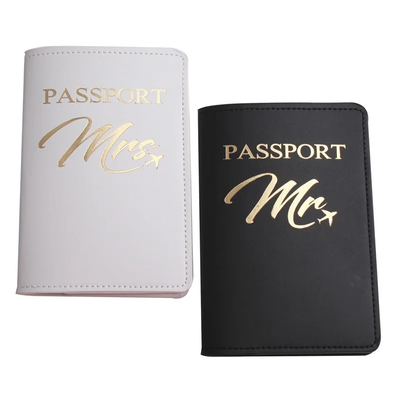 

1PCS Fashion Monogrammed Letters Unisex Pu Leather Passport Holder Wallet New Luggage Tag Passport Cover Set Travel Accessorries