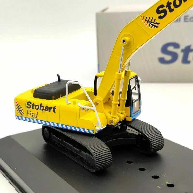 Гидравлический длинный экскаватор Atlas Эдди Stobart Komatsu PC340 W122 масштаб 1:76 литой под