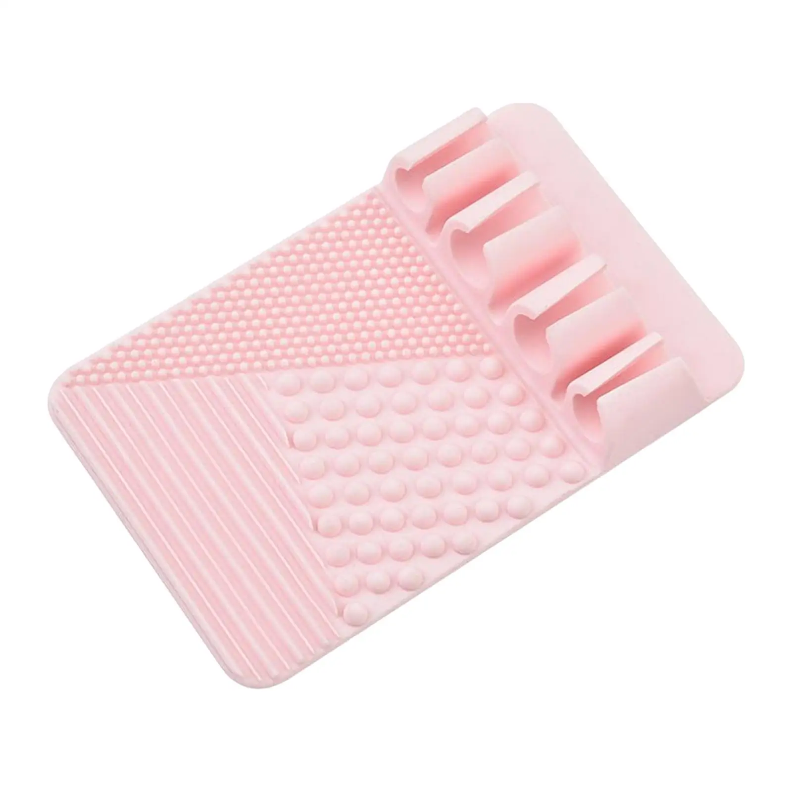 

Стеллаж для хранения кистей для макияжа, силиконовый Компактный настенный органайзер для косметики, офисный Настольный держатель для маки...