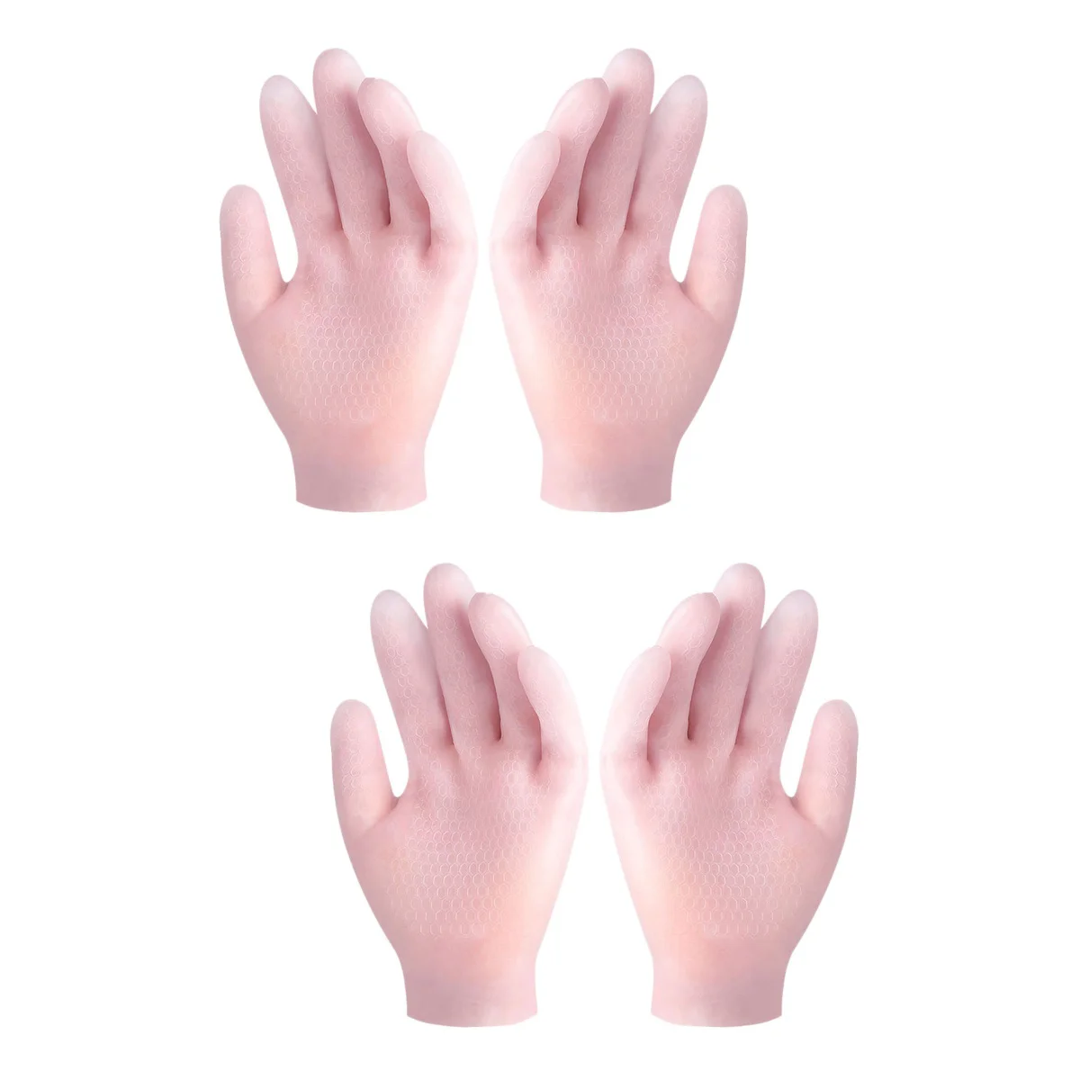 

2 пары увлажняющих перчаток женские носки перчатки для сухой кожи спа эластичные перчатки для удаления мозолей перчатки для девочек