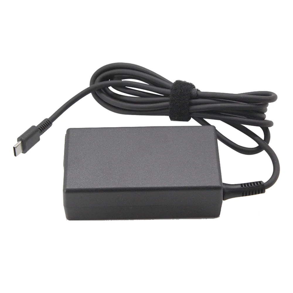 Новое тонкое зарядное устройство для ноутбука HP 65 Вт USB C адаптер переменного тока