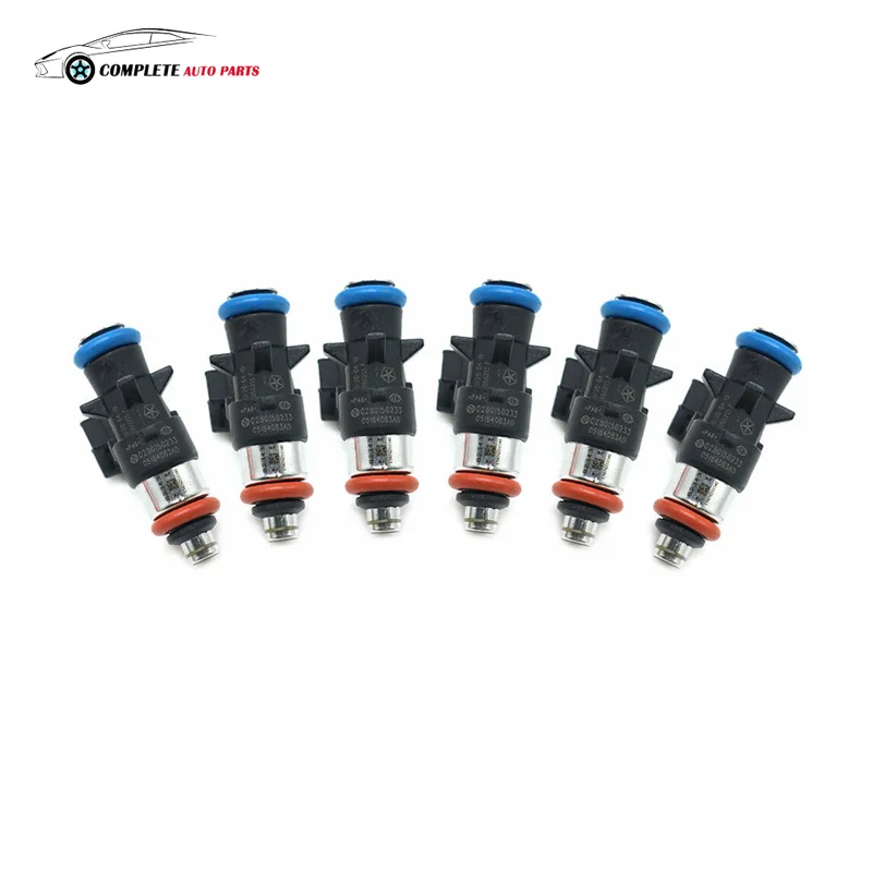 Топливные форсунки 6 шт. для Bosch Chrysler Dodge джип Ram 3.6L 0280158233 5184085AC 5184085AD