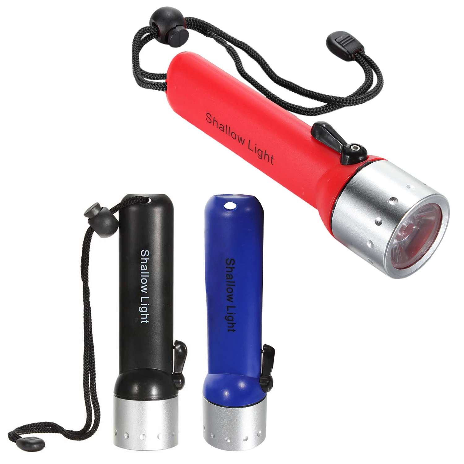 

Flashlight Underwater Torch Waterproof Scuba Diving Lamp Light