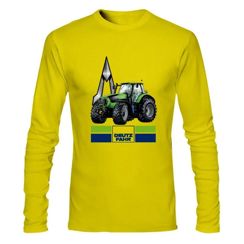 

Мужская одежда Deutz Fahr, трактор, мужская белая футболка (1)