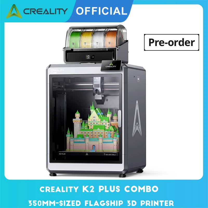 Комбинированный 3D-принтер Creality K2 Plus с интеллектуальными камерами CFS до 16 цветов - В корзинах у всех - бестселлеры