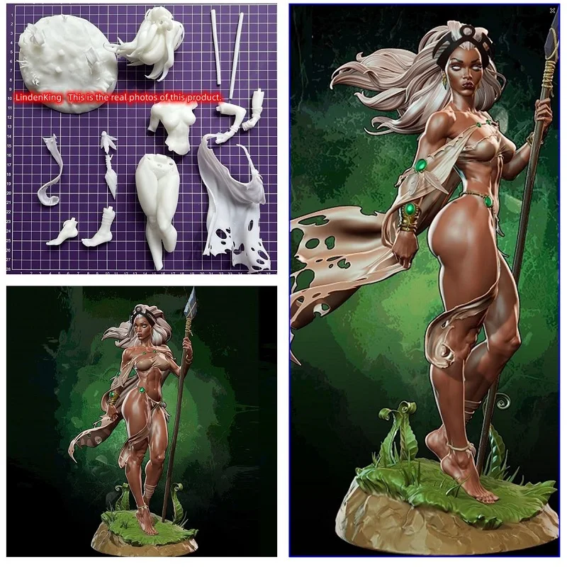 

LindenKing 1/8 1/6 3D Printing Garage Kit GK Figure White Model Unpainted Gifts For Modeler and Painter A401