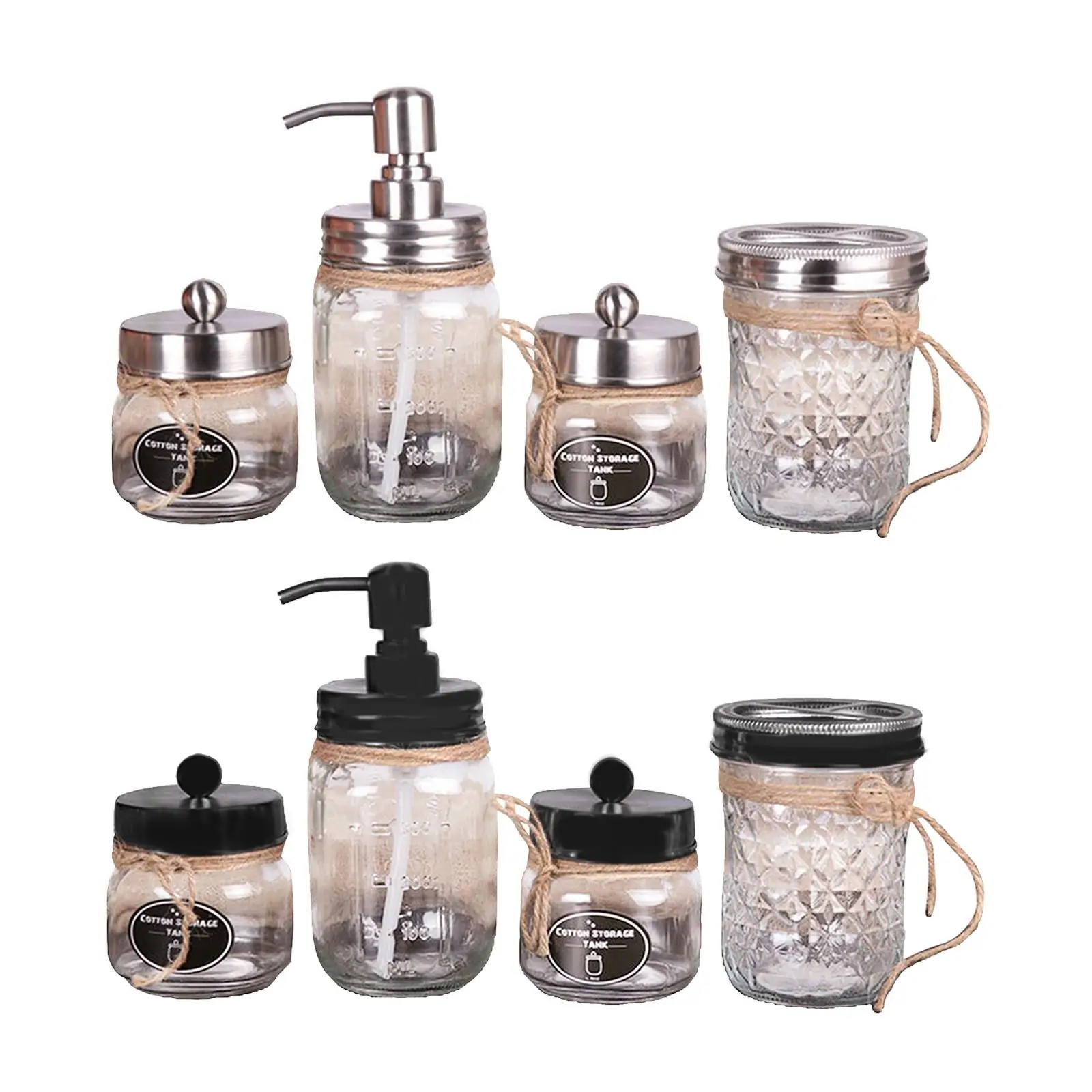 

Refillable Soap Dispenser Countertop Soap Pump Bottles Sanitizer Bathroom