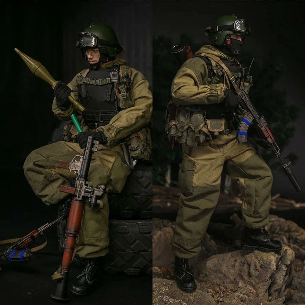 

Damtoys Dam78090 1/6 Men Soldier Grozny Special Force Of Russian Internal Guard Warriors Full Set 12" Action Figure Body