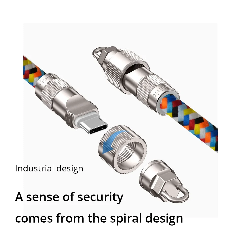 Ремешок для мобильного телефона Bonola кабель USB C к цветная плетеная линия зарядки