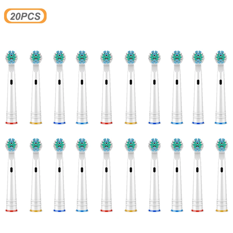 

20pcs toothbrush head for oral b Toothbrush Replacement Electric Brush Floss Cleaning, Precision Cleaning 3D Whitening,