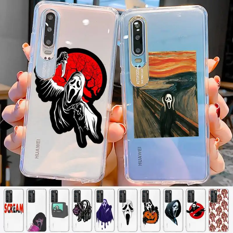 

Ghostface Horror Scream Art Phone Case for Samsung S20 ULTRA S30 for Redmi 8 for Xiaomi Note10 for Huawei Y6 Y5 cover