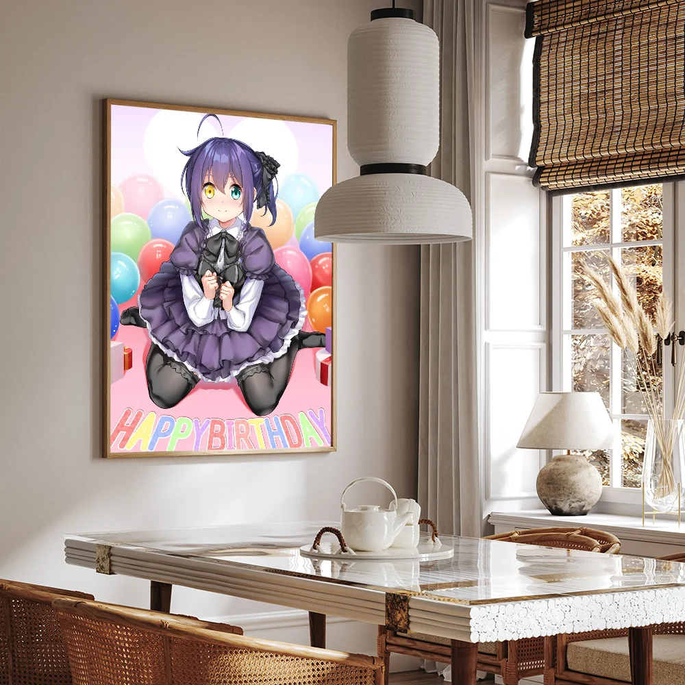 Chuunibyou Demo Koi Ga Shitai Rikka Takanashi Vintage Posters Sticky Room Home Bar Cafe Decor Kawaii