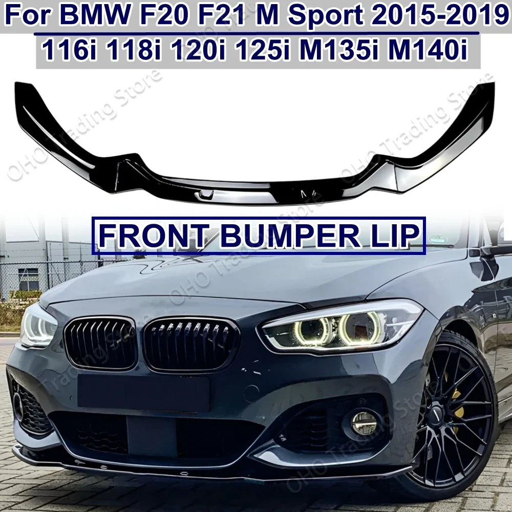 Диффузор переднего бампера для BMW 1 серии F20 F21 LCI M-Power M-Pack Facelift M Sport M118i M120i M135i M140i