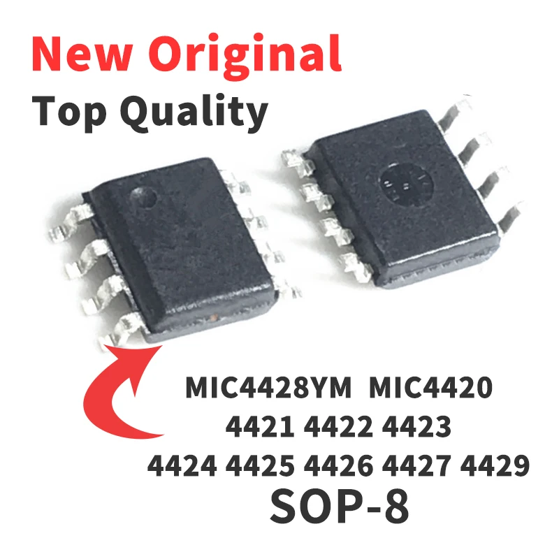 

5PCS MIC4428YM MIC 4420 4421 4422 4423 4424 4425 4426 4427 4429 YM AM BM SOP-8 Chip IC Brand New Original