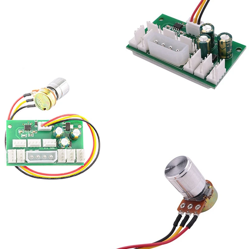 

DC12V Miner Fan Speed PWM Controller 8-Channel Hub High-Power Violent Fan Controller Speed Governor 4P Power Supply